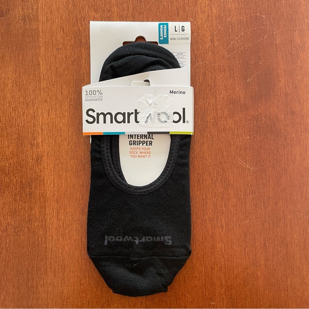 Smartwool no-show Hide & Seek wool socks, size L